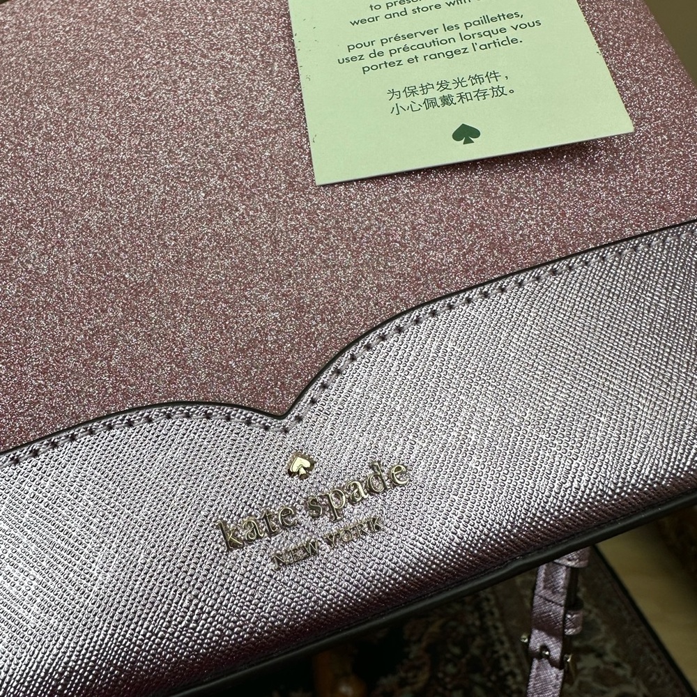 Authentic Kate Spade Lola Glitter Satchel - Picture 9 of 15